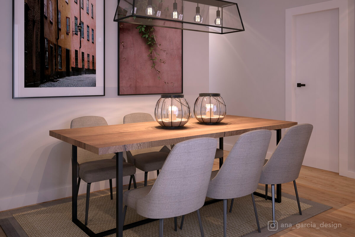 Estudio de interiorismo en Madrid, proyecto las rosas