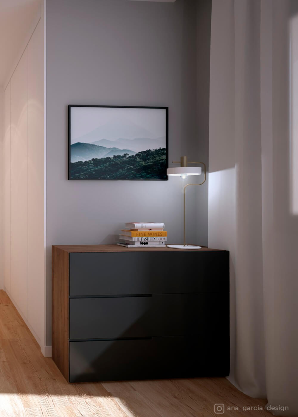 Estudio de interiorismo en Madrid, proyecto las rosas