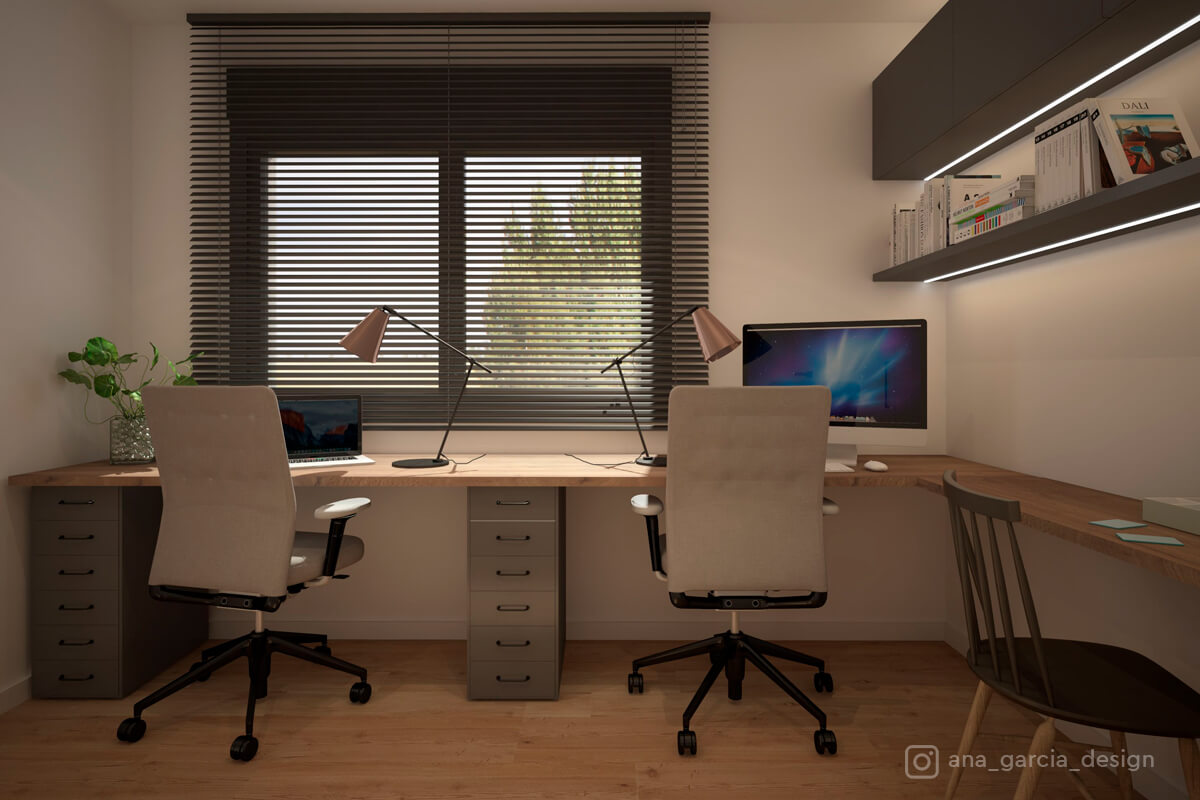 Estudio de interiorismo en Madrid, proyecto las rosas