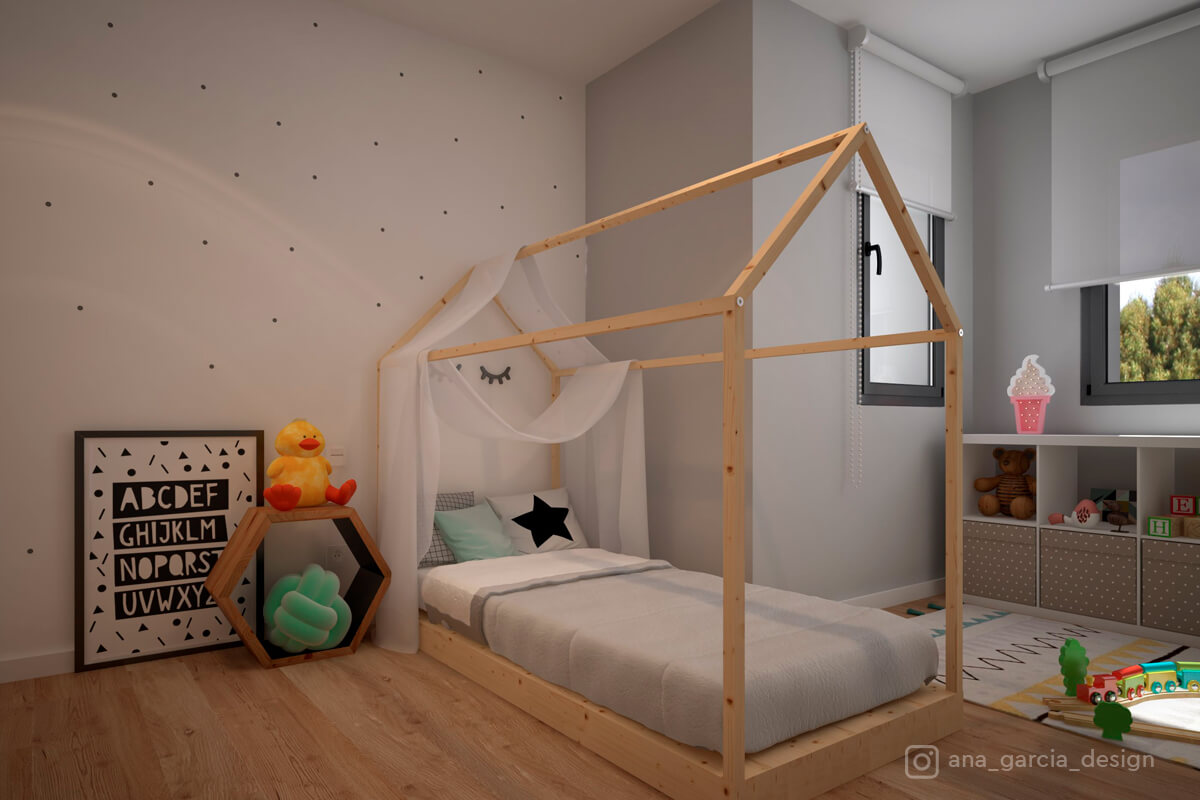 Estudio de interiorismo en Madrid, proyecto las rosas